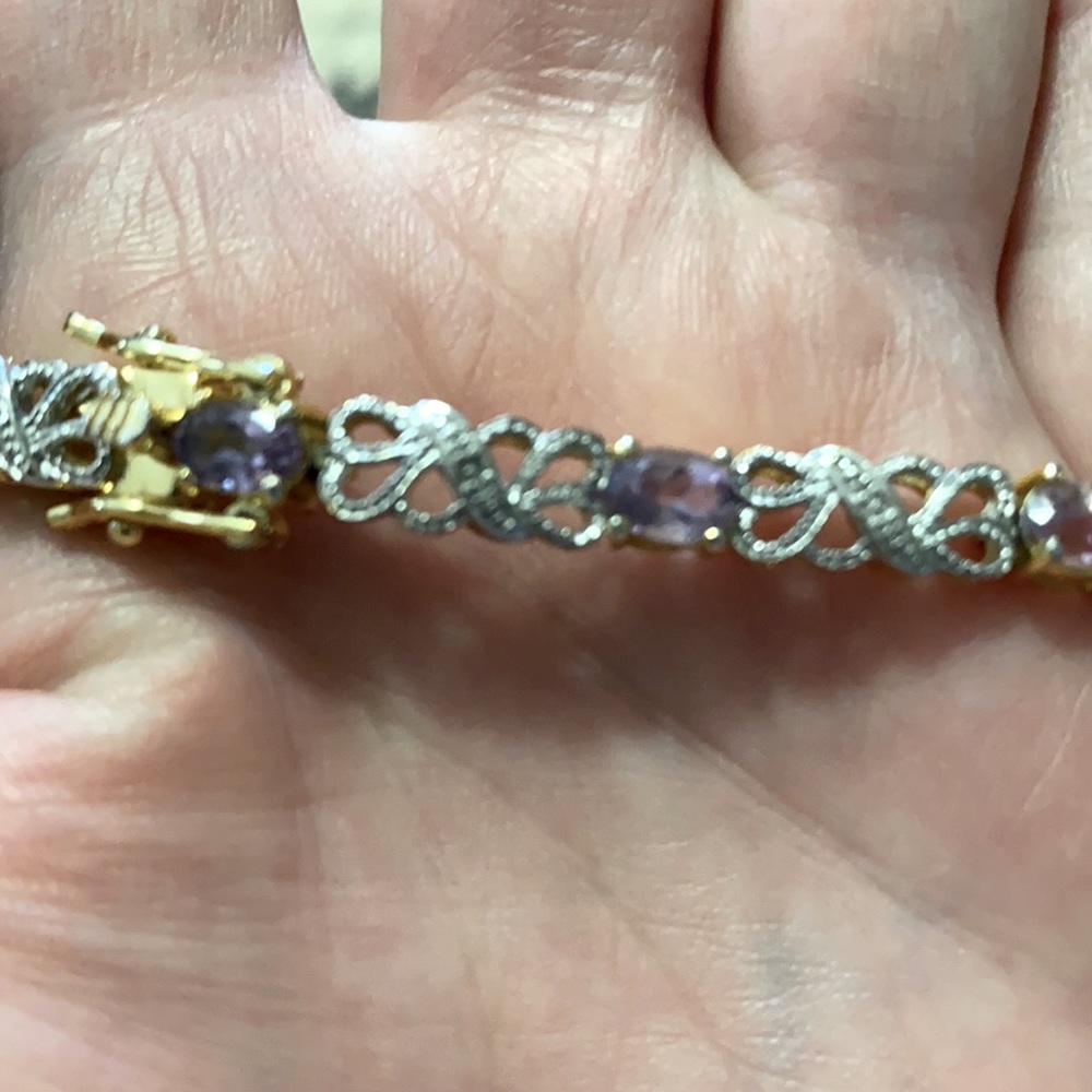 Amethyst bracelet